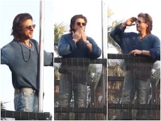 'Dunki' रिलीज के बाद Shah Rukh Khan का फ्लाइंग किस, 'मन्नत' के बाहर फैंस हुए बेकाबू | VIDEO