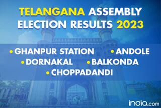 Telangana Election 2023 Results: Ghanpur Station, Dornakal, Balkonda, Choppadandi, Andole Winners List