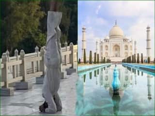 Taj Mahal Viral Video: ताजमहल के मुख्य मकबरे पर योग करने लगा शख्स, खूब वायरल हो रहा वीडियो