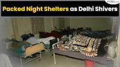 Packed Night Shelters as Delhi Shivers