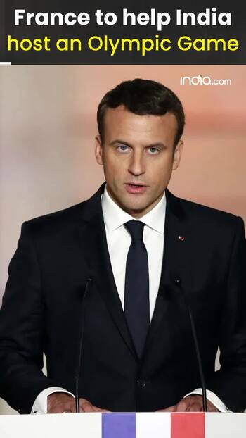 France President Promises Support For India's Bid To Host Olympics in future