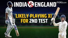 Ind vs Eng 2nd Test Match: India's likely playing XI