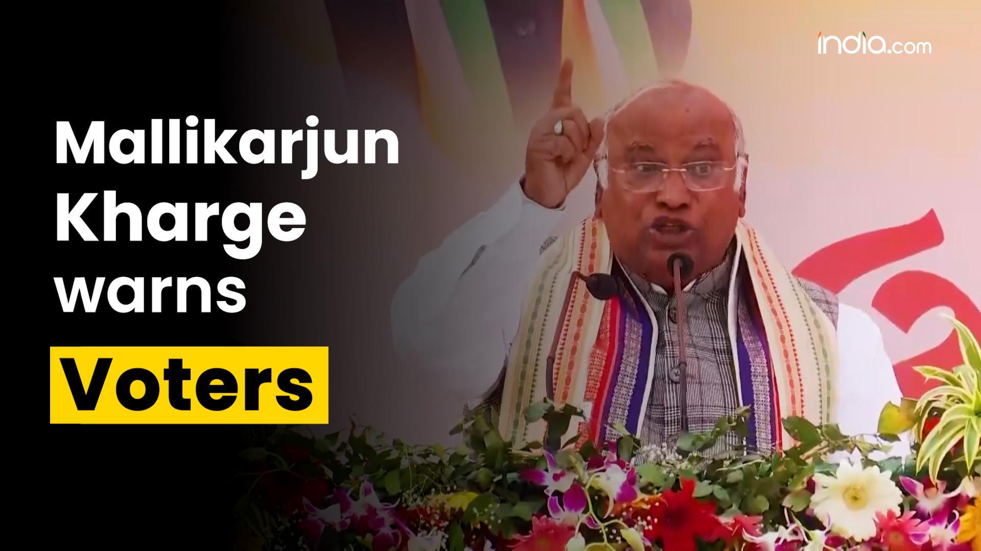 Kharge says no more Elections in the Country if Modi wins 2024 Lok Sabha Polls