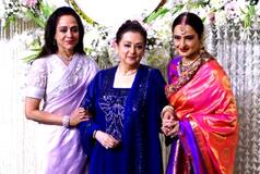 Veterans Rekha, Hema Malini And Saira Banu Turn BFF at Ira Khan-Nupur Shikhare Wedding Reception