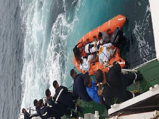 Indian Coast Guard Save 12 Fishermen From Drowning Near Kerala Coast