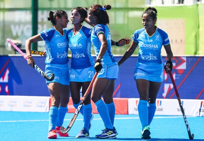 भारतीय टीम ने न्यूजीलैंड को 11-1 से हरा FIH Women Hockey विश्व कप सेमीफाइनल में जगह बनाई
