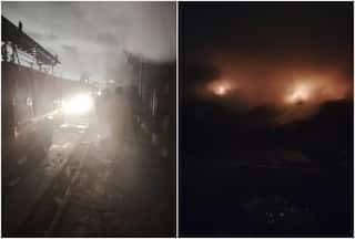 WATCH: Major Fire Breaks Out Near Modi Mill Flyover In Delhi, Traffic Alert Issued