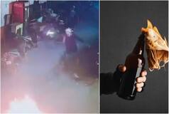 On Camera: Masked Miscreants Hurl Petrol Bombs, Fire Guns In Delhi's Adarsh Nagar