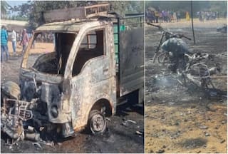 Jharkhand Fire: Dozens Bikes, 15 Firecracker Stalls Gutted In Singhbhum Market Blaze