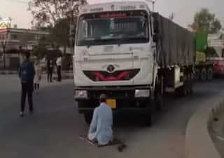 WATCH: Viral Video Shows Trucker Offering 'Namaz' On Gujarat Road, Arrested