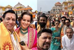 Madhuri, Vicky, Alia, Rajkumar Hirani And Others Pose For Candid Selfies Amid Ram Mandir Pran Pratishtha Ceremony - See Pics