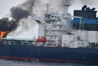 Houthi Missile Strike Targets British Oil Tanker In Gulf Of Aden With 22 Indians Aboard; INS Visakhapatnam To The Rescue