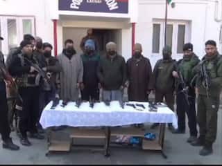 PoK-Based LeT Module Busted In Kashmir's Kupwara; 5 Terror Associates Nabbed, Arms, Ammo Seized