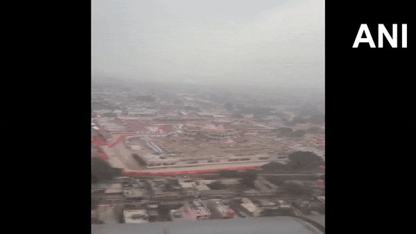 Ram Mandir Inauguration: आसमान से दिखा राम मंदिर का भव्य नजारा | आप भी देखें यह खूबसूरत VIDEO