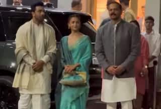 Ayodhya Ram Mandir: Ranbir Dons Dhoti, Alia Picks Saree as They Head For 'Pran Pratishtha' Ceremony