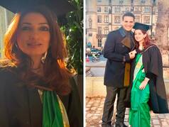 Twinkle Khanna 50 साल की उम्र में हुई ग्रेजुएट, इमोशनल हुए अक्षय ने कहा 'सुपरवुमन से शादी की है'