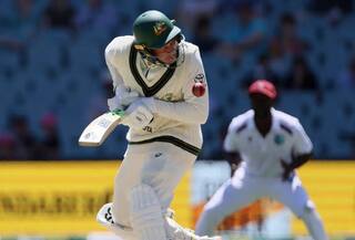 WATCH - Usman Khawaja Hit By NASTY Shamar Joseph Bouncer
