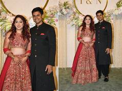 New Bride Ira Khan Radiates Sindoori Grace in Red Embroidered Lehenga With Fitted Bust Choli at Her Wedding Reception- See PICS