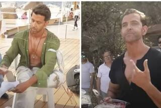 Making of Ishq Jaisa Kuch:  Beetroot Halwa or Brownie Bliss? Hrithik Satisfies His Post-Shoot Cravings