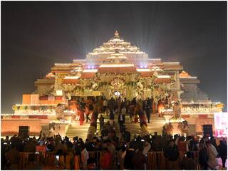 Ram Mandir Pran Pratishtha के बाद देश में 'दीपोत्सव', अयोध्या में हज़ारों दीये जलाए गए; जश्न का माहौल | VIDEO