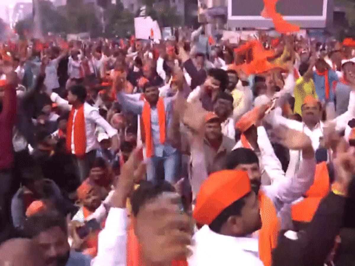 Maratha Reservation Activists Celebrate In Navi Mumbai After Maharashtra Govt Accepts Demands