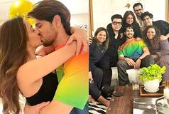 Sidharth Begins 39th Birthday Bash With a Kiss to Wife Kiara - Check Mushy Pics From House Party