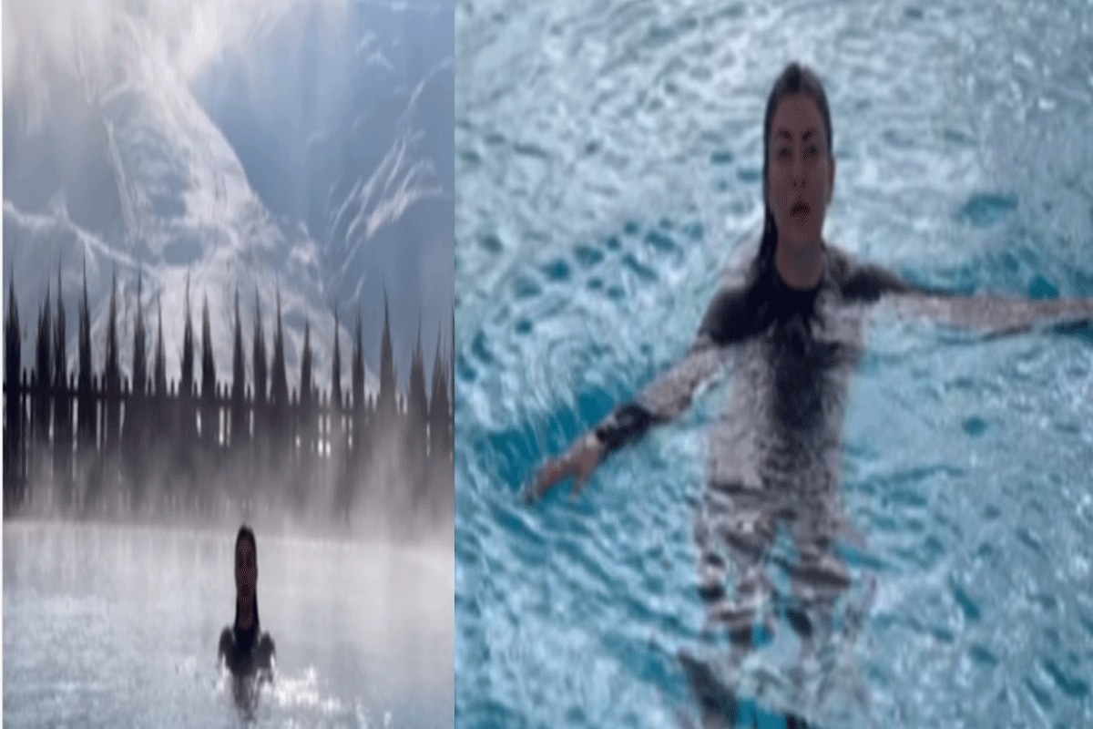 माइनस 1 टेम्परेचर में पानी को चीरती पूल में उतरीं Sushmita Sen, ब्लैक मोनोकिनी में ठंड को दी टक्कर