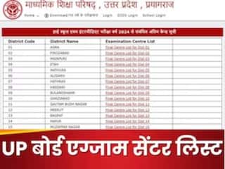 UP BOARD EXAM LATEST NEWS: यूपी बोर्ड ने 10वीं-12वीं के लिए जारी किया एग्जाम सेंटर लिस्ट, यहां चेक करें