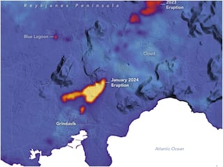 NASA Shares Images Of Ancient Volcanic Fissures Spewing Lava In Iceland