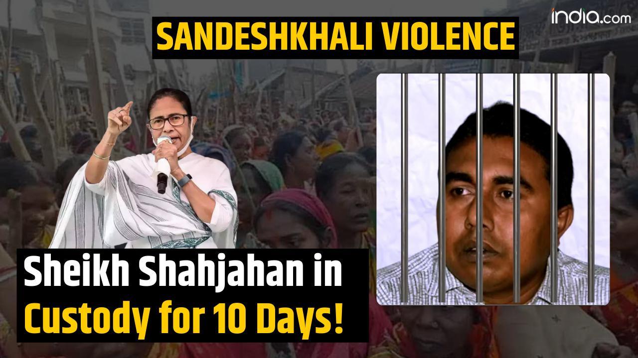 Sandeshkhali violence: TMC's Sheikh Shahjahan sent to 10-day police custody