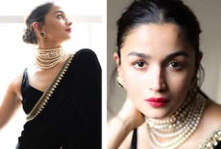 Alia Bhatt Goes Desi in Stunning Black Saree at Poacher Screening, PICS