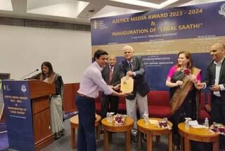 India.Com's Legal Journalist Brij Dwivedi Receives 'Justice Media Award' for Best Legal Anchoring