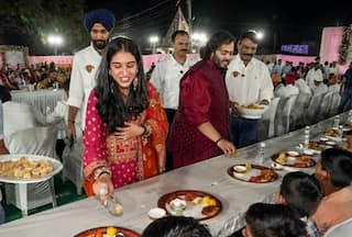 In Pics: Anant-Radhika And Family Serve Food to 51000 Villagers During 'Anna Seva'