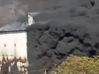 VIDEO: Massive Fire At Himachal Cosmetics Factory; 1 Dead, 31 Injured