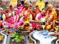 Nyay Yatra: Rahul Gandhi Performs 'Rudrabhishek' At Baba Baidyanath Dham | WATCH