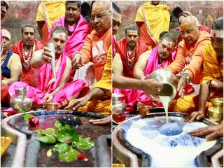 Nyay Yatra: Rahul Gandhi Performs 'Rudrabhishek' At Baba Baidyanath Dham | WATCH