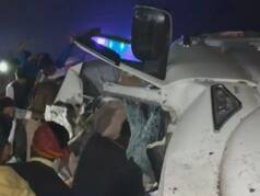 VIDEO: 9 Dead In Freak Road Crash As Truck, Jeep, Bike Collide In Bihar's Kaimur