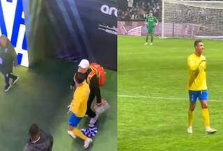 WATCH | Ronaldo Gets ANGRY at 'Messi' Chants; Reacts After Getting Booed