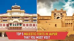 Discover Jaipur's Five Most Breathtaking Forts: Uncover the incredible treasures of the Pink City from Amer Fort to Jal Mahal - Watch Video