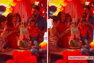 Inside Kapil Sharma's Son Trishaan's Birthday Party: Spider-Man-Themed Celebrations, 2-Tiered Cake And Lots of Cuteness - See Pics