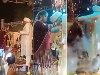 Bride Groom Video: दुल्हन के एक इशारे पर झुक गया दूल्हा, वरमाला में जो हुआ देखते रह जाएंगे | देखें वीडियो