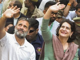 प्रियंका गांधी संग राहुल गांधी की भारत जोड़ो न्याय यात्रा पहुंची अलीगढ़, रोड शो हुआ शुरू