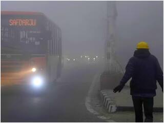 Delhi Weather: Cold Intensifies Amid Dense Fog After Rains, IMD Predicts More Showers | Check Forecast