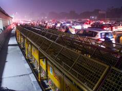 CCTV, Drone Cameras, Barricades: Security Upped At Delhi Borders In View Of  Farmers' Protest - WATCH