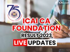 CA Foundation Result 2023 LIVE: ICAI CA Dec results at icai.nic.in(DECLARED); Direct Link, Pass Percentage