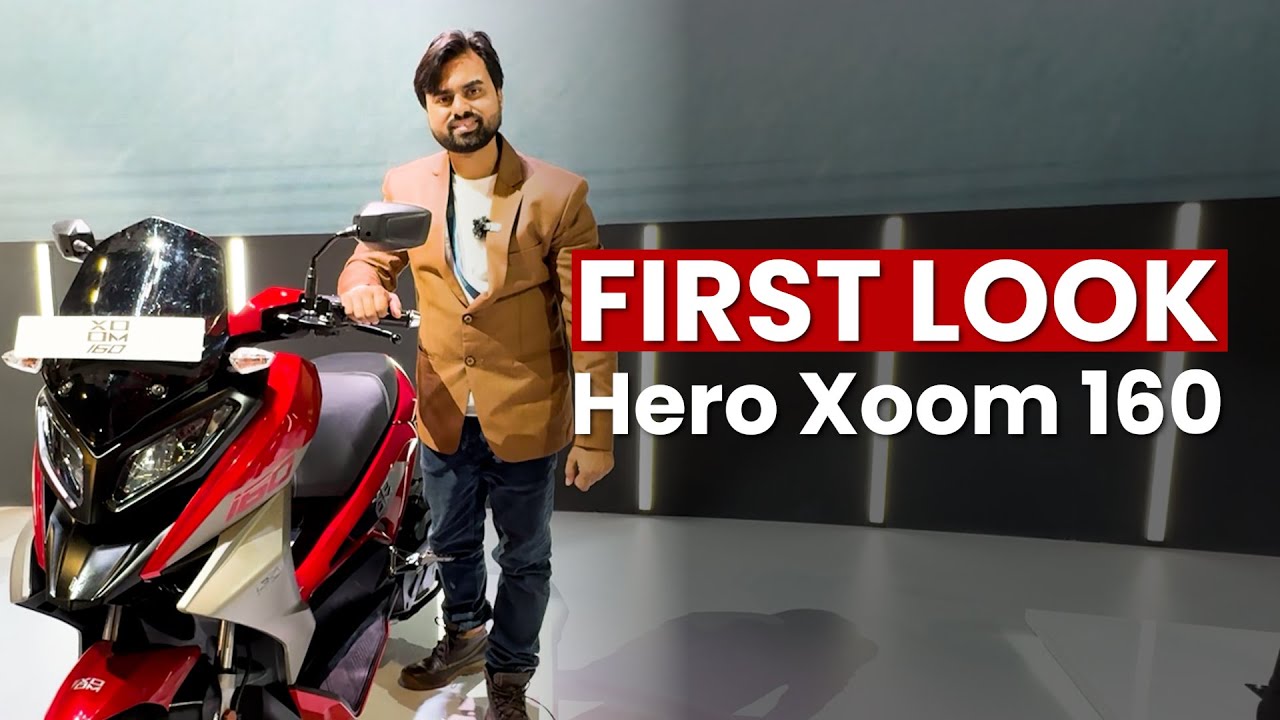 Hero Xoom 160 Maxi-Scooter Showcased At Bharat Mobility Expo 2024