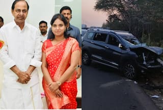 Telangana BRS MLA Lasya Nanditha Killed In Horrific Car Accident - VIDEO