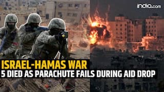 Israel-Hamas war: 5 killed, several injured as parachute fails to open during aid drop in Gaza