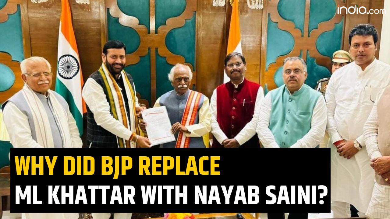Manohar Lal Khattar resigns: Why Did BJP Replace him With Nayab Saini & End Tie-up With JJP?
