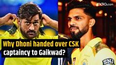 MS Dhoni hands over Chennai Super Kings captaincy to Ruturaj Gaikwad ahead of IPL 2024 | CSK
